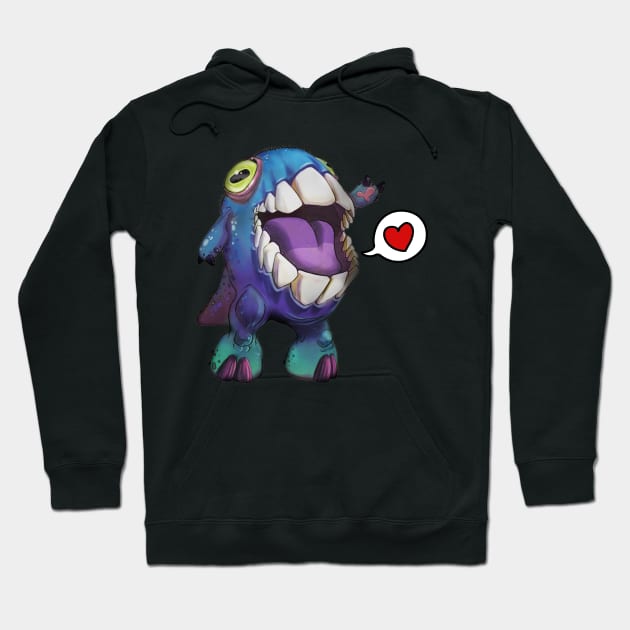 Creature Love Hoodie by Richtoon